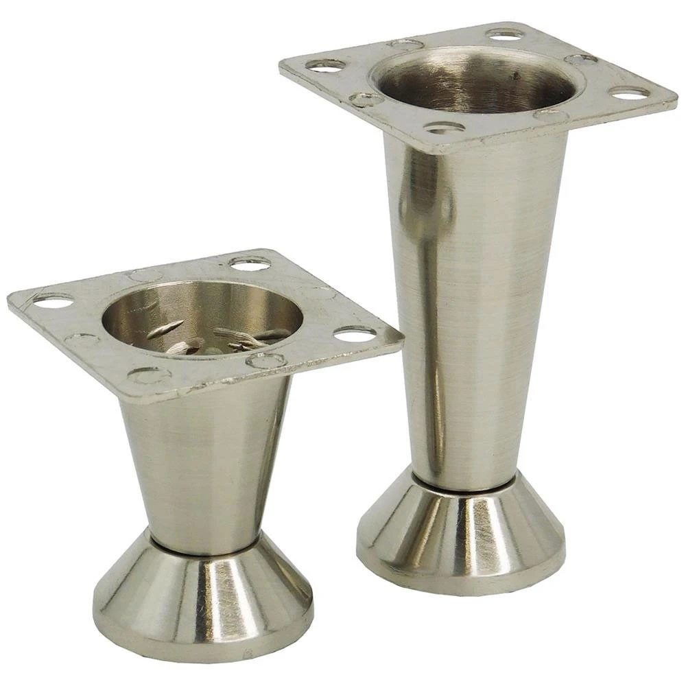 ποδι επιπλων νικελ ματ 5cm ποδι επιπλων νικελ ματ 5cm