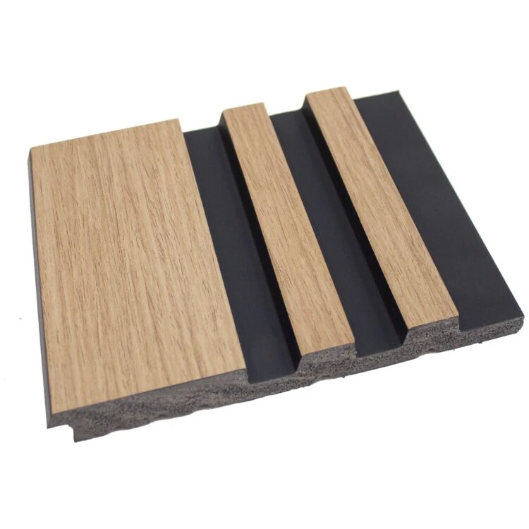 PS Wood Grain Black Background Panel Wall, PS Wall Decoration Panel Home-Premium Quality