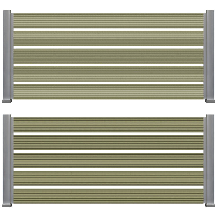 WPC ΠΕΡΙΦΡΑΞΗΣ 20/120mm OLIVE 50170