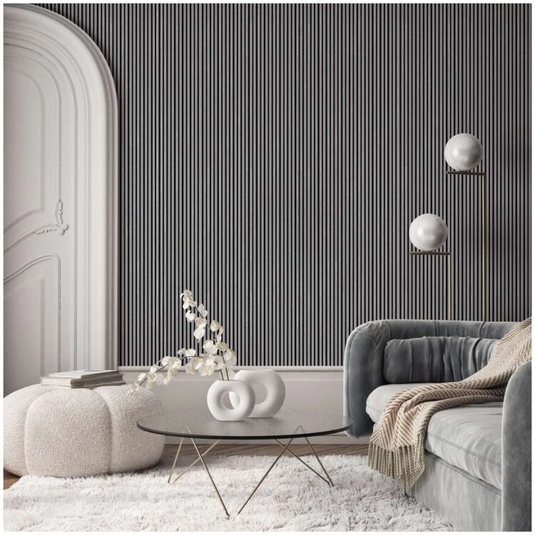 Γκρι/Μαύρο Πάνελ τοίχου, Πάνελ Διακόσμησης Σπιτιού Τοίχου PS-Premium Ποιότητα