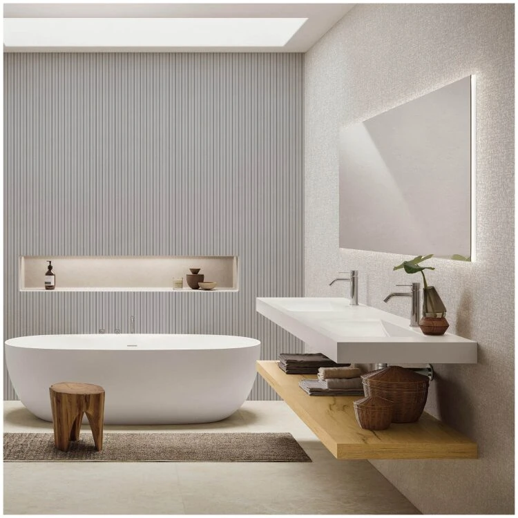 Γκρι πάνελ τοίχου, Πάνελ διακόσμησης τοίχου σπιτιού PS-Premium Ποιότητα