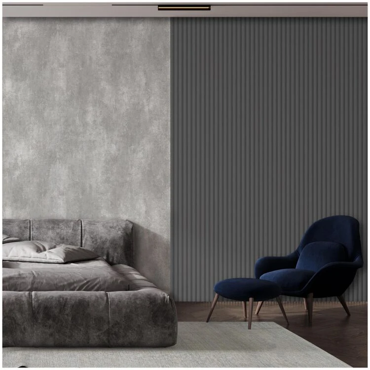 Γκρι πάνελ τοίχου, Πάνελ διακόσμησης τοίχου σπιτιού PS-Premium Ποιότητα