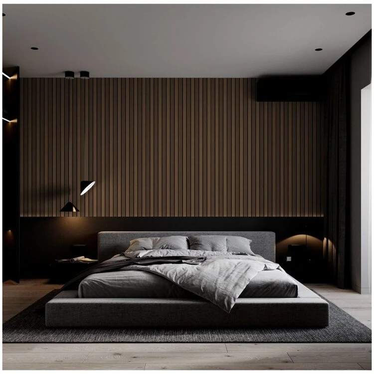 Κομψό ξύλινο πάνελ τοίχου, πάνελ PS Wall Decoration Home-Premium Quality