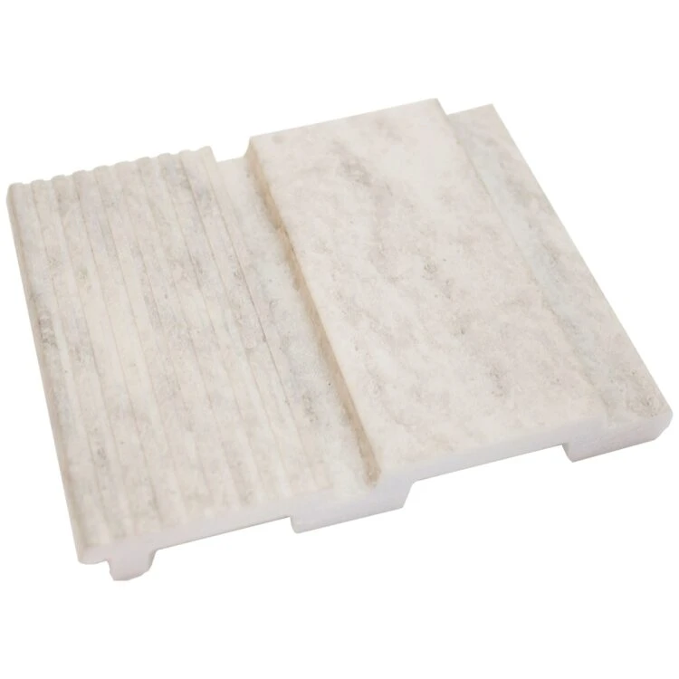 Μαρμάρινο λευκό πάνελ τοίχου, Πάνελ διακόσμησης σπιτιού τοίχου PS-Premium Ποιότητα