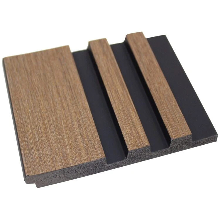 Πάνελ τοίχου φόντου με μαύρο κόκκους ξύλου, Πάνελ διακόσμησης σπιτιού τοίχου PS-Premium Ποιότητα