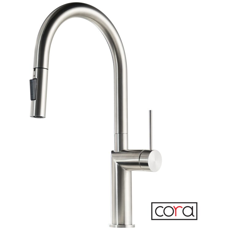 Μπαταρία Νεροχύτη Κουζίνας CORA Inox