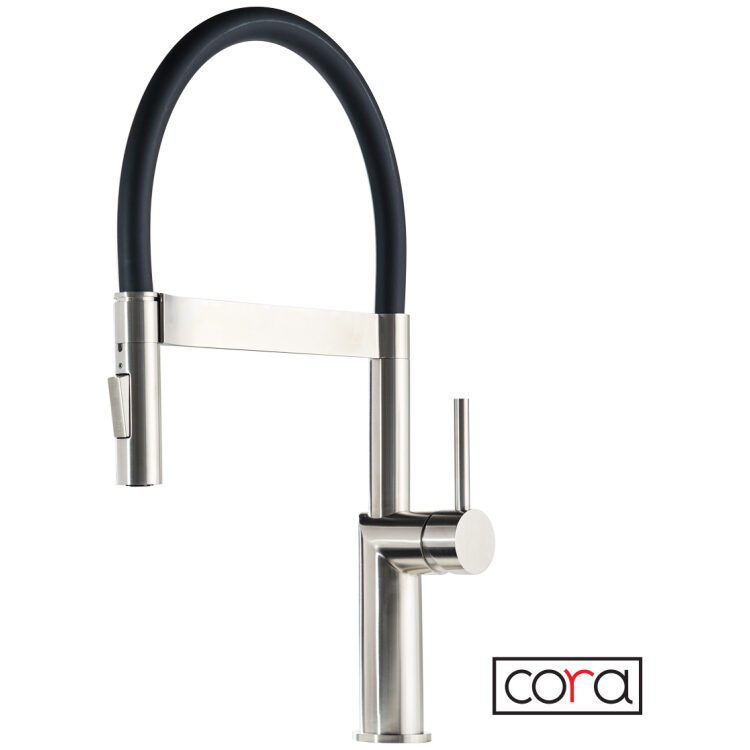 Μπαταρία Νεροχύτη Κουζίνας CORA Inox