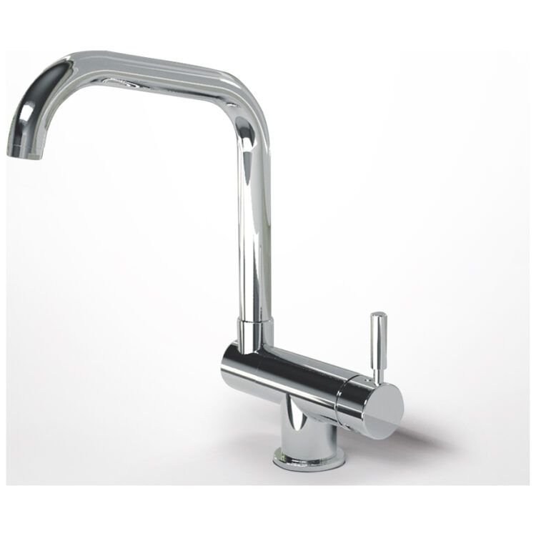 Μπαταρία Νεροχύτη Κουζίνας Design Eurorama Chrome