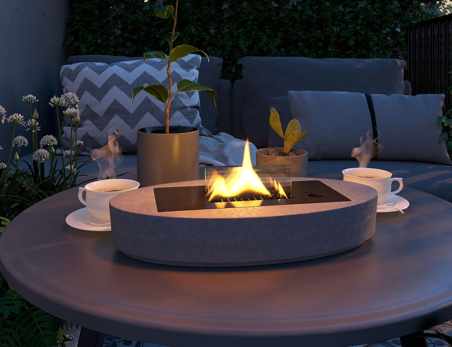 20250428160852_tenderflame_tf_100153_epitrapezio_tzaki_vioaithanolis_esoterikou_chorou_mayro_32x22x7cm Επιτραπέζια Εστία Φωτιάς Carnation Tenderflam