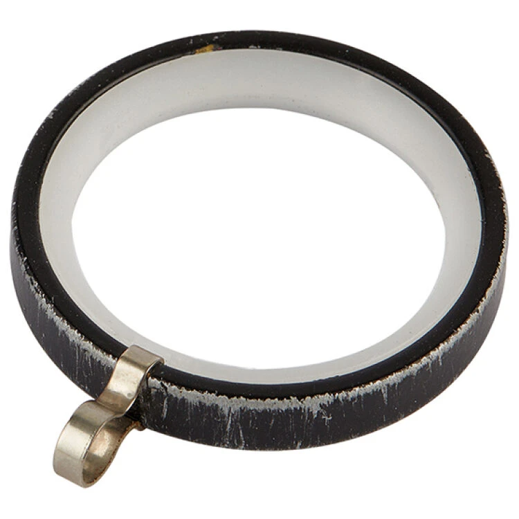 κρίκος μαύρο πατίνα ασημί