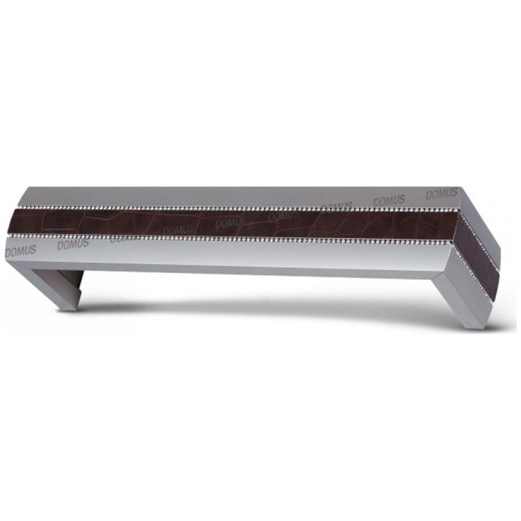 νματ-καδένα-swarovski-δέρμα-καφέ-κρόκο-μετώπη-κωδ-7968