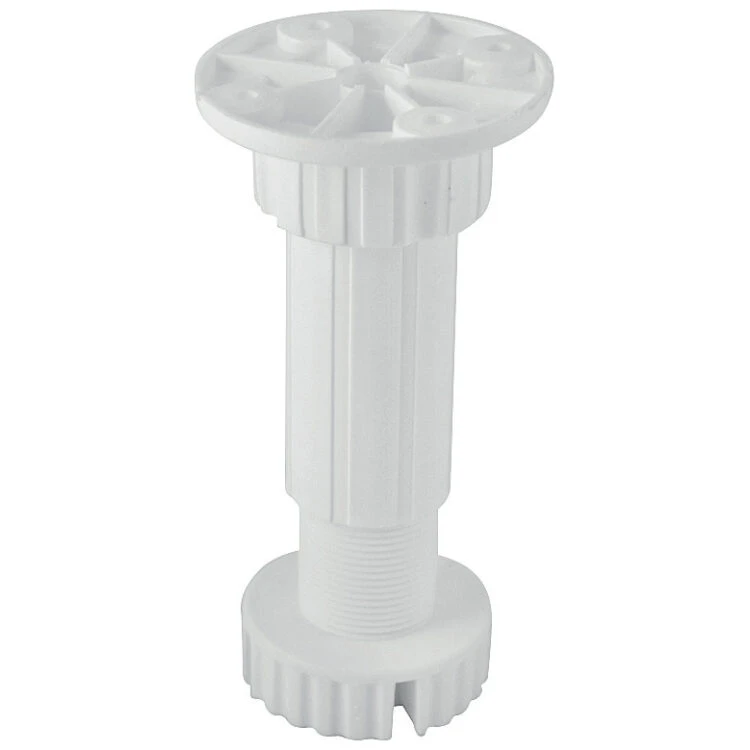 ποδι πλαστικο κουζινας λευκο